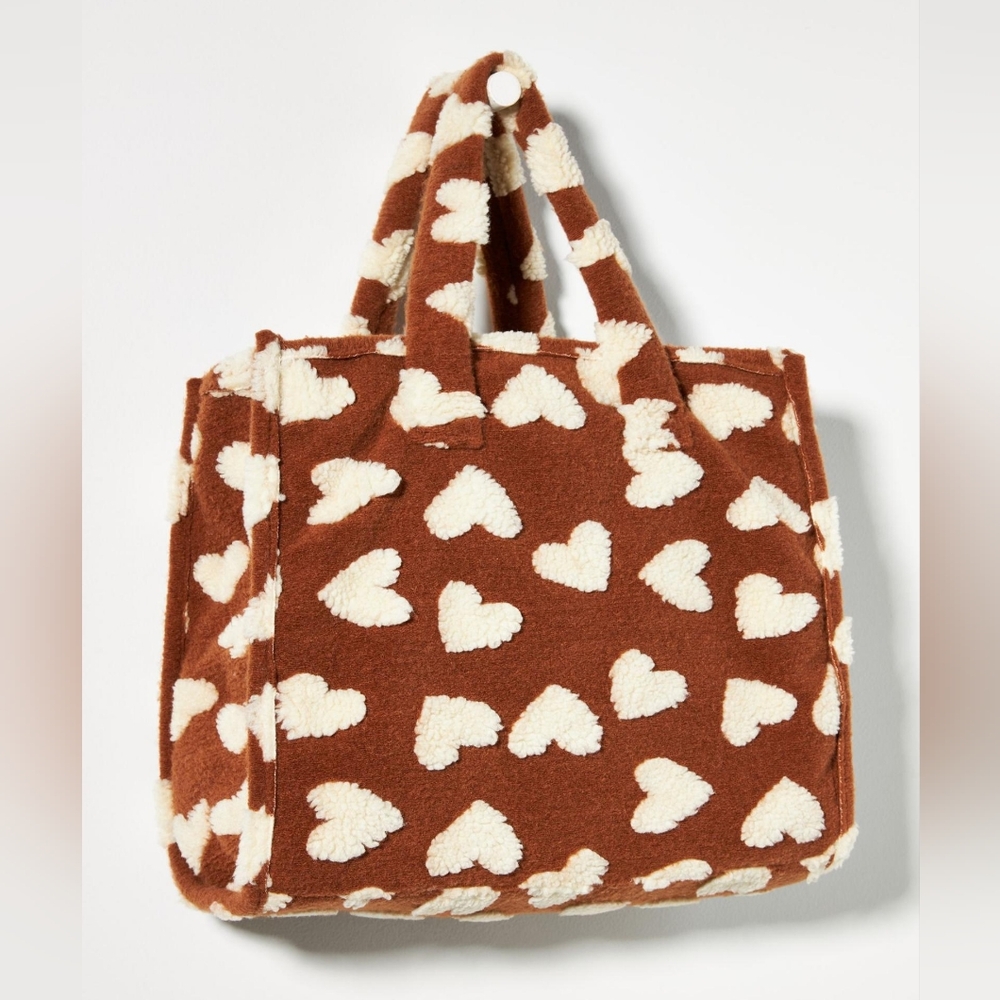Anthropologie Faux Fur Tote